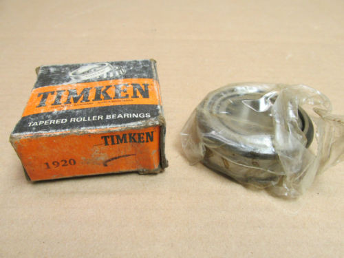 NIB TIMKEN 1920/1987 SET TAPERED ROLLER BEARING CONE & CUP 27 mm ID 57 mm OD NEW