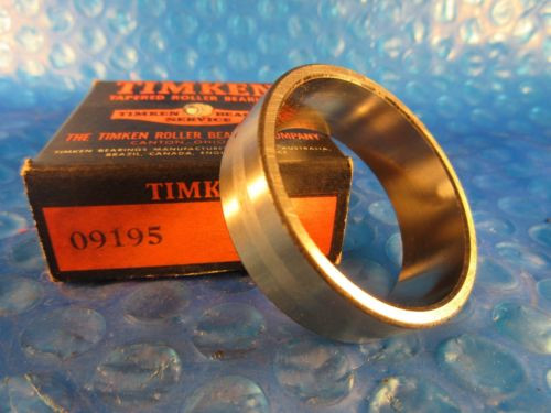 Timken 09195 Tapered Roller Bearing Cup, Single Cup;1.938" OD x 9/16" Wide 0.050