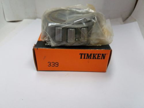 Timken 339 Tapered roller bearing, straight bore, steel, Inch, 1.3780" id, 0.882