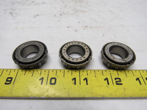 Timken Fafnir A4059 Tapered Roller Bearing 0.5901" X 1.3775" X 0.4326" Lot of 3