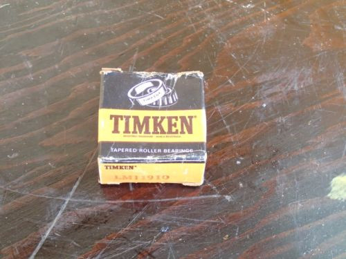 TIMKEN LM11910 TAPERED ROLLER BEARING CUP 1.781" X  0.475" NIB