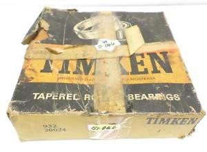 TIMKEN TAPERED ROLLER BEARINGS 932 20024 NIB