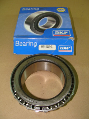 SKF BOWER HM516449C TAPERED ROLLER BEARING SINGLE CONE 3.25" ID BORE 1.563" WIDE