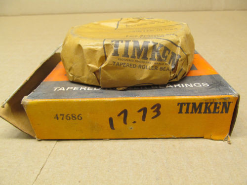 1 NIB TIMKEN 47686 TAPERED ROLLER BEARING CONE 3-1/4" ID X 1-5/16" WIDTH