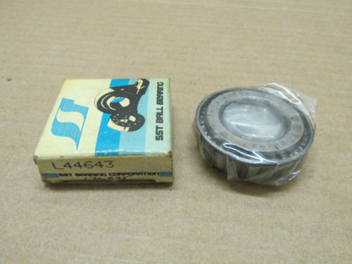 NIB SST L44643 Tapered Roller Bearing L 44643 1" 25.4 MM BORE ID L 44643 NEW