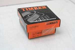 New Timken LL714649 3" ID Tapered Roller Bearing with LL714610 Tapered Cup