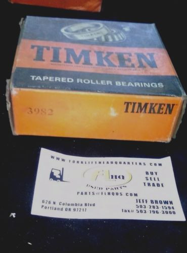 Timken Tapered Roller Bearing 3982