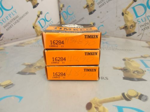 TIMKEN 16284 TAPERED ROLLER CUP LOT OF 3 NIB