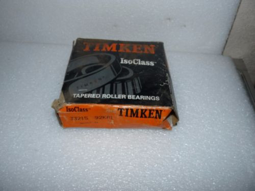 NEW TIMKEN ISOCLASS 33215-92KA1 TAPERED ROLLER BEARING 130MM O.D. 75MM I.D.