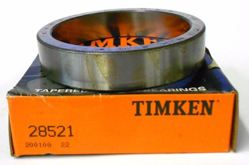 TIMKEN TAPERED ROLLER BEARING OUTER RACE CUP, 28521, 3 5/8" OD