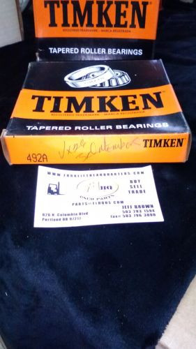 TIMKEN TAPERED ROLLER CUP 492A