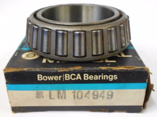 FEDERAL MOGUL LM104949 TAPERED ROLLER BEARING CONE, BOWER/BCA 2" BORE