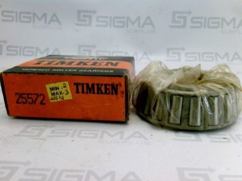 Timken 25572 Tapered Roller Bearing New