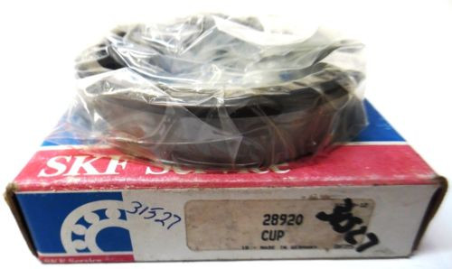 SKF, TAPERED ROLLER BEARING CUP, 28920, SERIES 28900