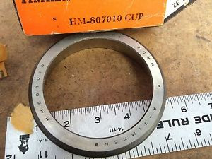 NEW OLD Timken HM807010 CUP Tapered Roller Bearing Outer Race Cup   BEARING, CL