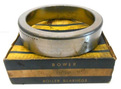 BOWER, TAPER ROLLER BEARING, 752 CUP, 6.3750" OD, SINGLE CUP