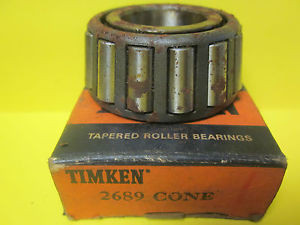 TIMKEN TAPERED ROLLER BEARING  2689 CONE........................XT-38R