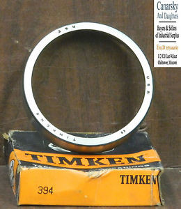 1 NEW TIMKEN 394 TAPERED ROLLER BEARING CUP ***MAKE OFFER***