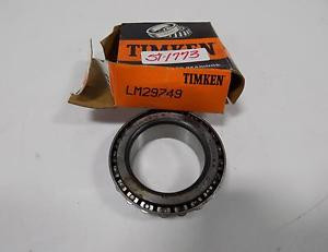 TIMKEN TAPERED ROLLER BEARING  LM29749 NIB