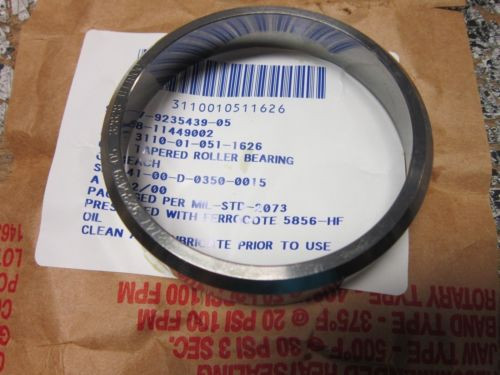 Tapered Aerospace Roller Bearing Cup NSN: 3110010511626