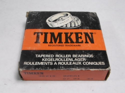 Timken 30210-92KA1 Tapered Roller Bearing 