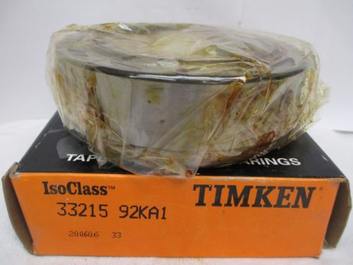 NEW TIMKEN ISOCLASS TAPERED ROLLER BEARING SET 33215 92KA1 X33215 Y33215