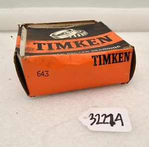 Timken Tapered Roller Bearing 643 (Inv.32274)