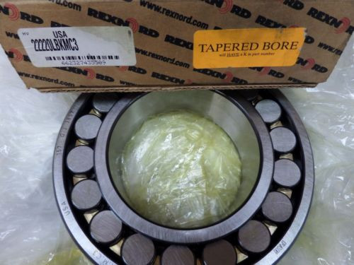 NEW REXNORD FAG TAPERED BORE SPHERICAL ROLLER BEARING 22220LBKMC3 22220E1AKMC3