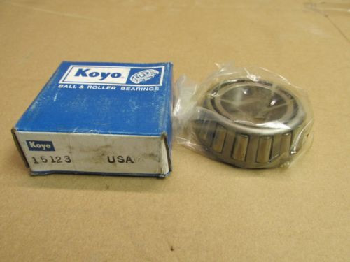 NIB KOYO 15123 TAPERED ROLLER BEARING CONE 1-1/4" ID X 3/4" Width NEW