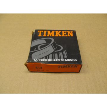 1 NIB TIMKEN 414 TAPERED ROLLER BEARING CUP STANDARD PRECISION 3-15/32&#034; X 7/8&#034;