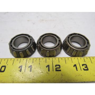 Timken Fafnir A4059 Tapered Roller Bearing 0.5901&#034; X 1.3775&#034; X 0.4326&#034; Lot of 3