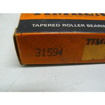 NEW TIMKEN 31594 BEARING TAPERED ROLLER SINGLE CONE 1-3/8 INCH BORE