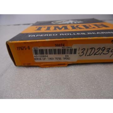 Timken 77675B Tapered Roller Bearing, Single Cup, 77675-B 6.7500&#034; OD 1.5000&#034; NIB