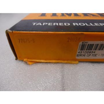 Timken 77675B Tapered Roller Bearing, Single Cup, 77675-B 6.7500&#034; OD 1.5000&#034; NIB