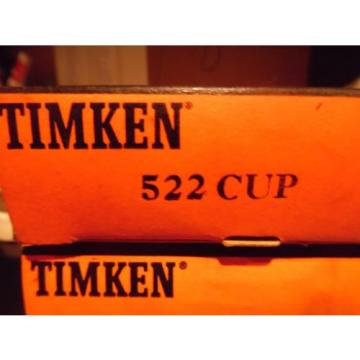 Timken 525X Tapered Roller Bearing with 522 Cup  NIB