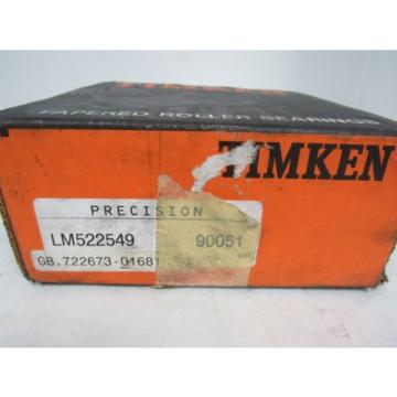 TIMKEN TAPERED ROLLER BEARING LM522549 90051