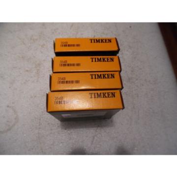 Timken 354B Tapered Roller Bearing  3.3460&#034; Outside Diameter, 0.6875&#034; NIB Lot 4