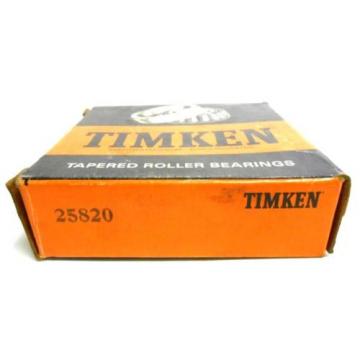 TIMKEN TAPERED ROLLER BEARING, 25820, NIB, NOS