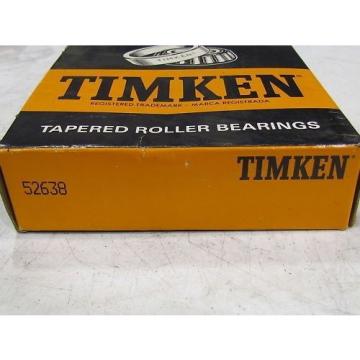 Timken 52638 Tapered Roller Bearing Race Cup NIB