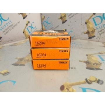 TIMKEN 16284 TAPERED ROLLER CUP LOT OF 3 NIB