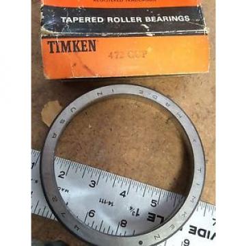 NEW OLD Timken 472 CUP Tapered Roller Bearing Outer Race Cup   BEARING, CL