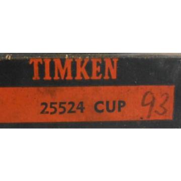 TIMKEN, TAPERED ROLLER BEARING CUP, 25524, 2.2650&#034; OD, SINGLE CUP