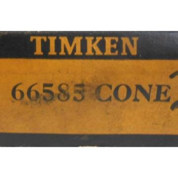 TIMKEN TAPERED ROLLER BEARING, 66585 CONE, 2.3622&#034; BORE