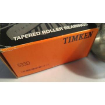 TIMKEN 533D DOUBLE CUP TAPERED ROLLER BEARING