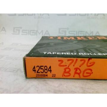 Timken 42584 Tapered Roller Bearing