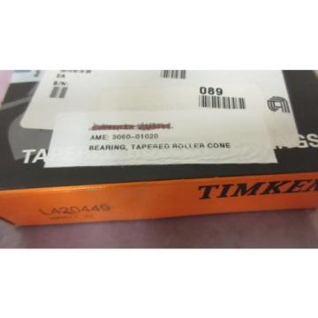 AMAT 3060-01020, Bearing, Tapered Roller Cone, 4 Bore, Timken, 410408