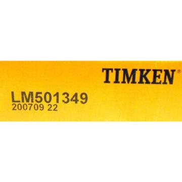 TIMKEN TAPERED ROLLER BEARING LM501349, 1.6250&#034; BORE, 0.7800&#034; WIDTH