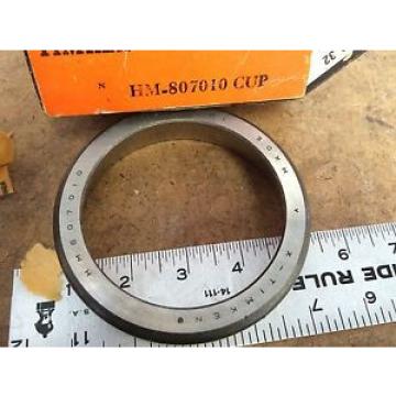 NEW OLD Timken HM807010 CUP Tapered Roller Bearing Outer Race Cup   BEARING, CL