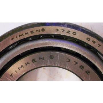 TIMKEN TAPERED ROLLER BEARING CONE #3782, CUP #3720, 1 3/4&#034; BORE, 3 12/32&#034; OD