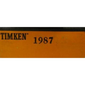 TIMKEN TAPERED ROLLER BEARING 1987, USA, 1.0620&#034; BORE, 0.7620&#034; WIDTH